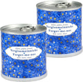 Anzuchtset mit Vergissmeinnicht | 2 Stück | Set mit einer Sorte Samen in instant Blumendosen | Besonderes Geschenk Abschied Dankeschön