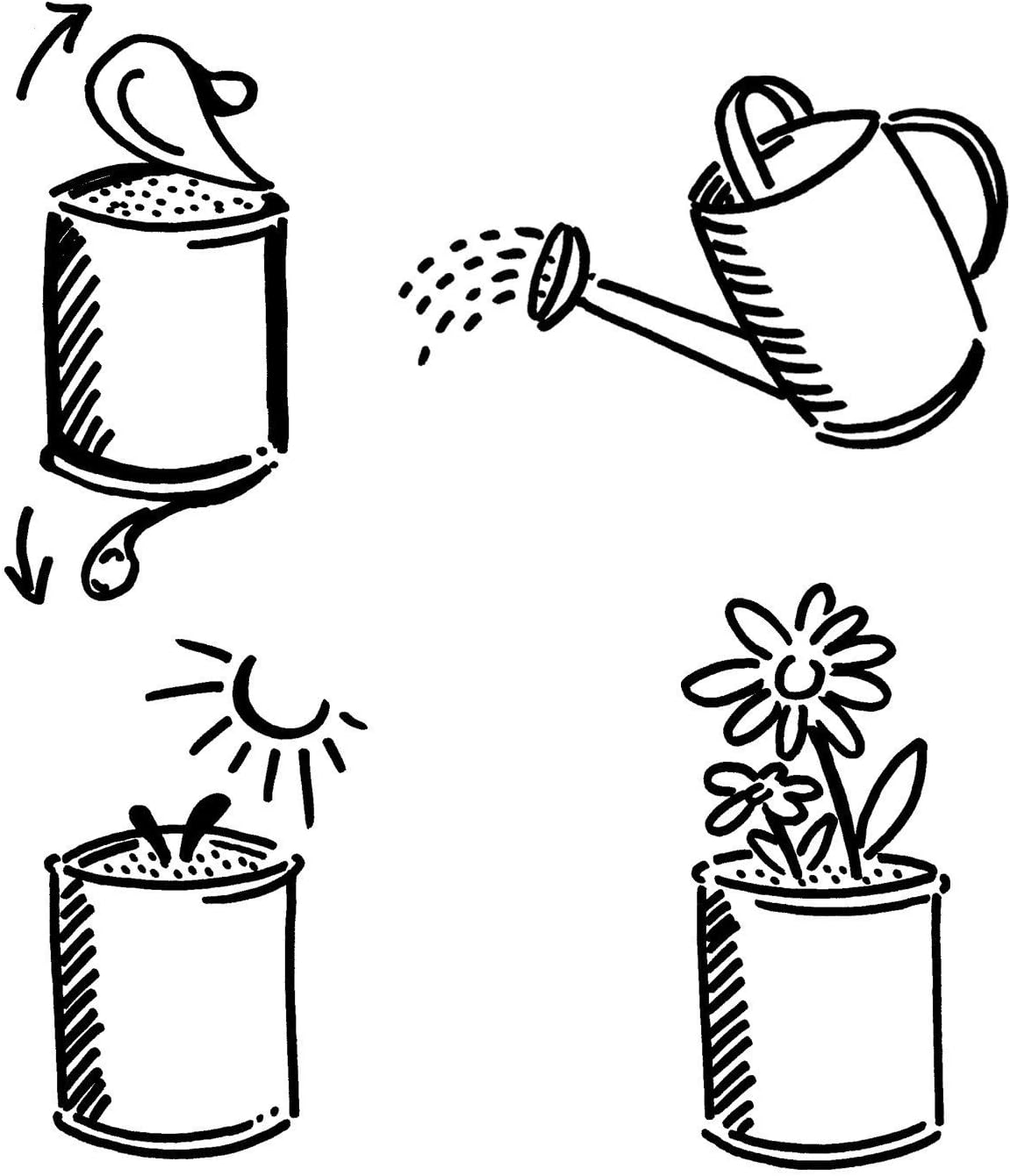 Veilchen - Blumen in der Dose