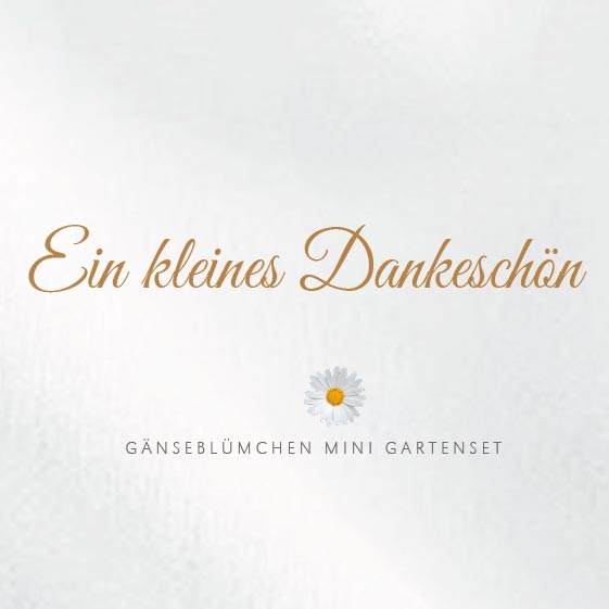 Ein kleines Dankeschön